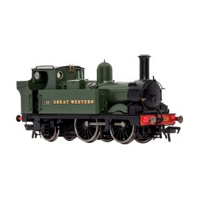 Dapol 4S-517-005S OO Gauge GW 517 0-4-2 Tank 1159 GW Green Great Western Collett Cab DCC Sound Fitted