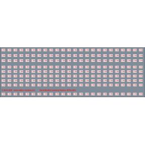 Railtec 4MM-1051 OO Gauge Overhead Warning Electrification Flashes 1960-80S Waterslide Decals