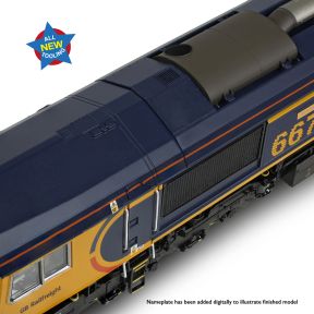 Bachmann 50-003A OO Gauge Class 66/7 66777 'Annette' GBRf Europorte