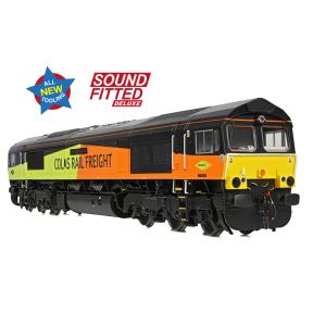 Bachmann 50-004ASFX OO Gauge Class 66/8 66850 'David Maidment OBE' Colas Rail Freight DCC Sound Fitted Deluxe