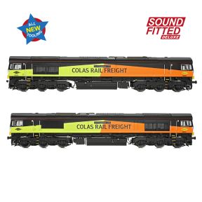 Bachmann 50-004ASFX OO Gauge Class 66/8 66850 'David Maidment OBE' Colas Rail Freight DCC Sound Fitted Deluxe