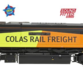 Bachmann 50-004ASFX OO Gauge Class 66/8 66850 'David Maidment OBE' Colas Rail Freight DCC Sound Fitted Deluxe