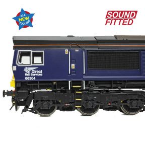 Bachmann 50-009SF OO Gauge Class 66/3 66304 DRS Compass Small Logo DCC Sound Fitted