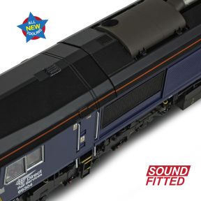 Bachmann 50-009SF OO Gauge Class 66/3 66304 DRS Compass Small Logo DCC Sound Fitted