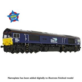 Bachmann 50-010 OO Gauge Class 66/4 66422 'Max Joule 1958-1999' DRS Compass Small Logo
