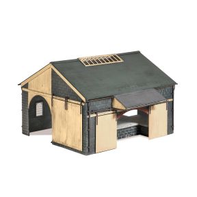 Ratio 534 OO Gauge Stone Goods Shed Plastic Kit