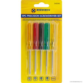 Marksmann 54006C 5pc Precision Screwdriver Set