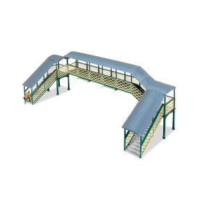 Ratio 548 OO Gauge Modular Covered Footbridge Plastic Kit