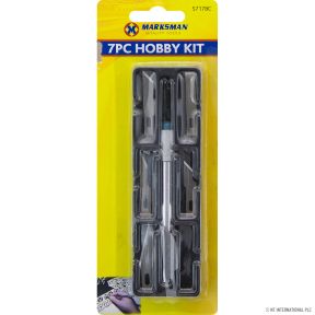 Marksman 57178C 7 Piece Hobby Knife Kit