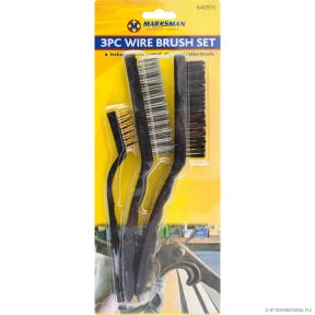 Marksman 64097C Pack Of 3 Wire Brushes