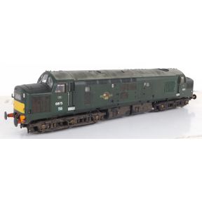 Bachmann OO Gauge Class 37 6875 BR Green Small Yellow Panels Weathered DCC Sound Fitted
