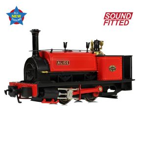 Bachmann 71-025SF NG7 Quarry Hunslet 0-4-0ST 'Alice' Dinorwic Quarry Red DCC Sound Fitted