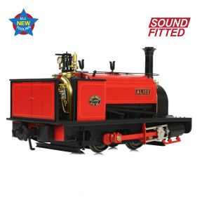 Bachmann 71-025SF NG7 Quarry Hunslet 0-4-0ST 'Alice' Dinorwic Quarry Red DCC Sound Fitted