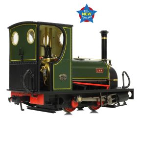 Bachmann 71-028 NG7 Quarry Hunslet 0-4-0ST 'Una' Lined Green