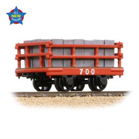 Bachmann 73-028 NG7 Dinorwic Slate Wagon with sides Red With Load