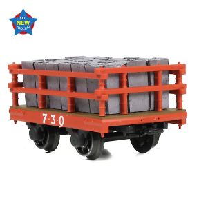 Bachmann 73-028A NG7 Dinorwic Slate Wagon with sides Red With Load