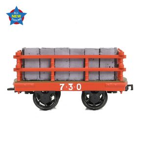 Bachmann 73-028A NG7 Dinorwic Slate Wagon with sides Red With Load