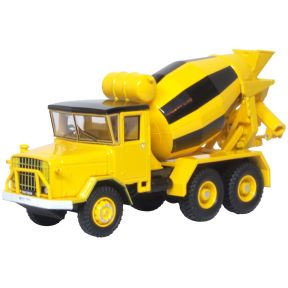 Oxford Diecast 76ACM002 OO Gauge AEC 690 Cement Mixer Yellow And Black