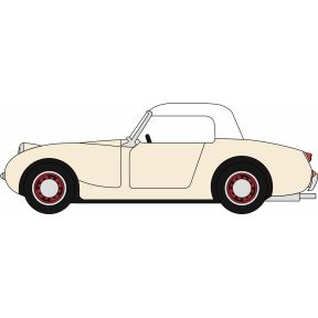 Oxford Diecast 76AHF005 OO Gauge Austin Healey Frogeye Sprite Old English White