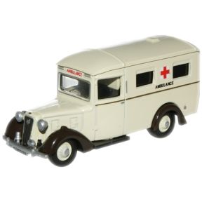 Oxford Diecast 76AMB001 OO Gauge Austin 18 Ambulance RR Works