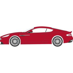 Oxford Diecast 76AMDB9004 OO Gauge Aston Martin DB9 Coupe Red Lion