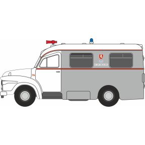 Oxford Diecast 76BED009 OO Gauge Bedford J1 Ambulance Kent County Ambulance Service
