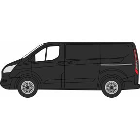 Oxford Diecast 76CUS007 OO Gauge Ford Transit Custom Shadow Black