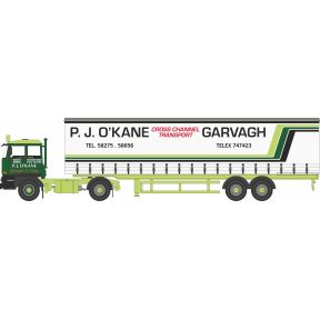 Oxford Diecast 76D28005 OO Gauge DAF 2800 Short Curtainside P. J. O'Kane