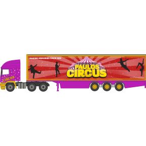 Oxford Diecast 76EC005 OO Gauge ERF EC Box Trailer Paulos Circus
