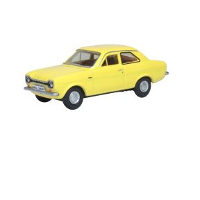 Oxford Diecast 76FE004 OO Gauge Ford Escort Mk1 Daytona Yellow