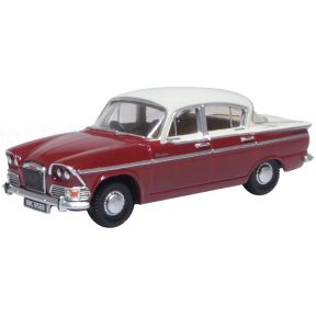 Oxford Diecast 76HS002 OO Gauge Humber Sceptre Mk1 Pippin Red/Pearl Grey