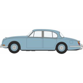 Oxford Diecast 76JST001 OO Gauge Jaguar S Type Opalescent Silver Blue
