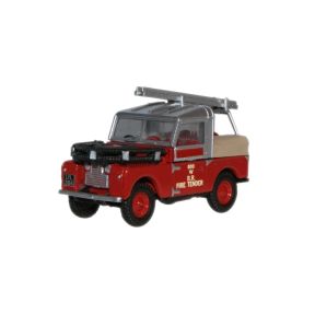 Oxford Diecast 76LAN188015 OO Gauge Land Rover British Rail Fire Tender