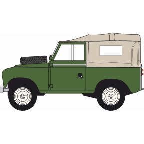 Oxford Diecast 76LR2AS005 OO Gauge Land Rover Series 2A SWB Canvas Bronze Green