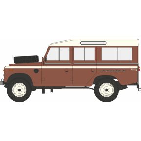 Oxford Diecast 76LRS002 OO Gauge Land Rover Stage One V8 Russet Brown County