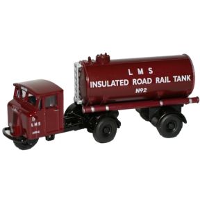 Oxford Diecast 76MH010 OO Gauge LMS Mechanical Horse Tank Trailer