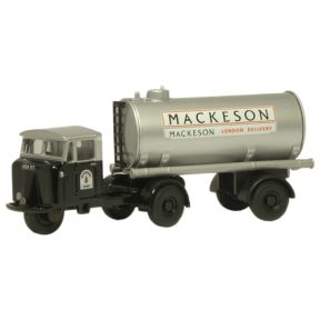 Oxford Diecast 76MH013 OO Gauge Mackeson Mechanical Horse Tank Trailer