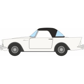 Oxford Diecast 76SA002 OO Gauge Sunbeam Alpine Series 2 Hard Top Old English White