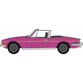 Oxford Diecast 76TS005 OO Gauge Triumph Stag Magenta