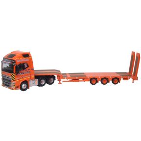 Oxford Diecast 76VOL4013 OO Gauge Volvo FH4 GXL Semi Low Loader Crouch Recovery
