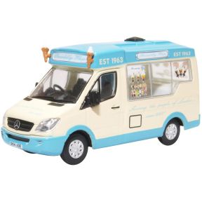 Oxford Diecast 76WM007 OO Gauge Whitby Mondial Ice Cream Van Piccadilly Whip