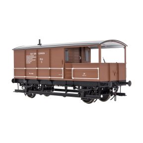 Dapol 7F-300-008 O Gauge GW Toad Brake Van Diagram AA21 W17445 BR Bauxite