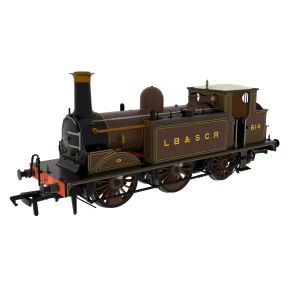 Rapido 810005 OO Gauge LBSC D1 0-4-2 Tank 614 LB&SCR Marsh Umber