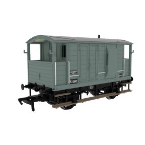 Rapido 820021 OO Gauge LSWR/WD 20 Ton Brake Van BR Grey S55112