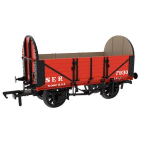 Rapido 824001 OO Gauge SECR 5 Plank 10 Ton Open Wagon SER Red No.7930