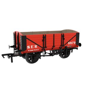 Rapido 824004 OO Gauge SECR 5 Plank 10 Ton Open Wagon SER Red No.8879