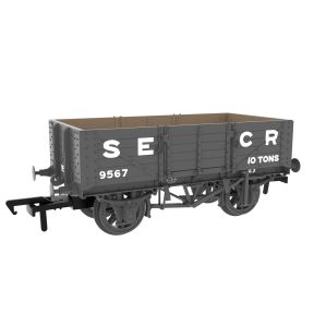 Rapido 824015 OO Gauge SECR 5 Plank 10 Ton Open Wagon SECR Maunsell Dark Grey No.9567