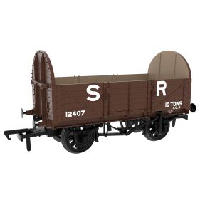 Rapido 824018 OO Gauge SECR 5 Plank 10 Ton Open Wagon Pre 1936 SR Brown No.12407