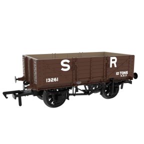 Rapido 824021 OO Gauge SECR 5 Plank 10 Ton Open Wagon Pre 1936 SR Brown No.13261