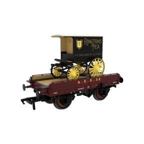 Rapido 830014 OO Gauge Evolution Open Carriage Truck NER No.32